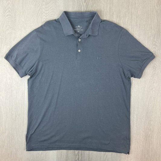 French Connection Mens Classic Fit Jersey Polo Shirt Size Large