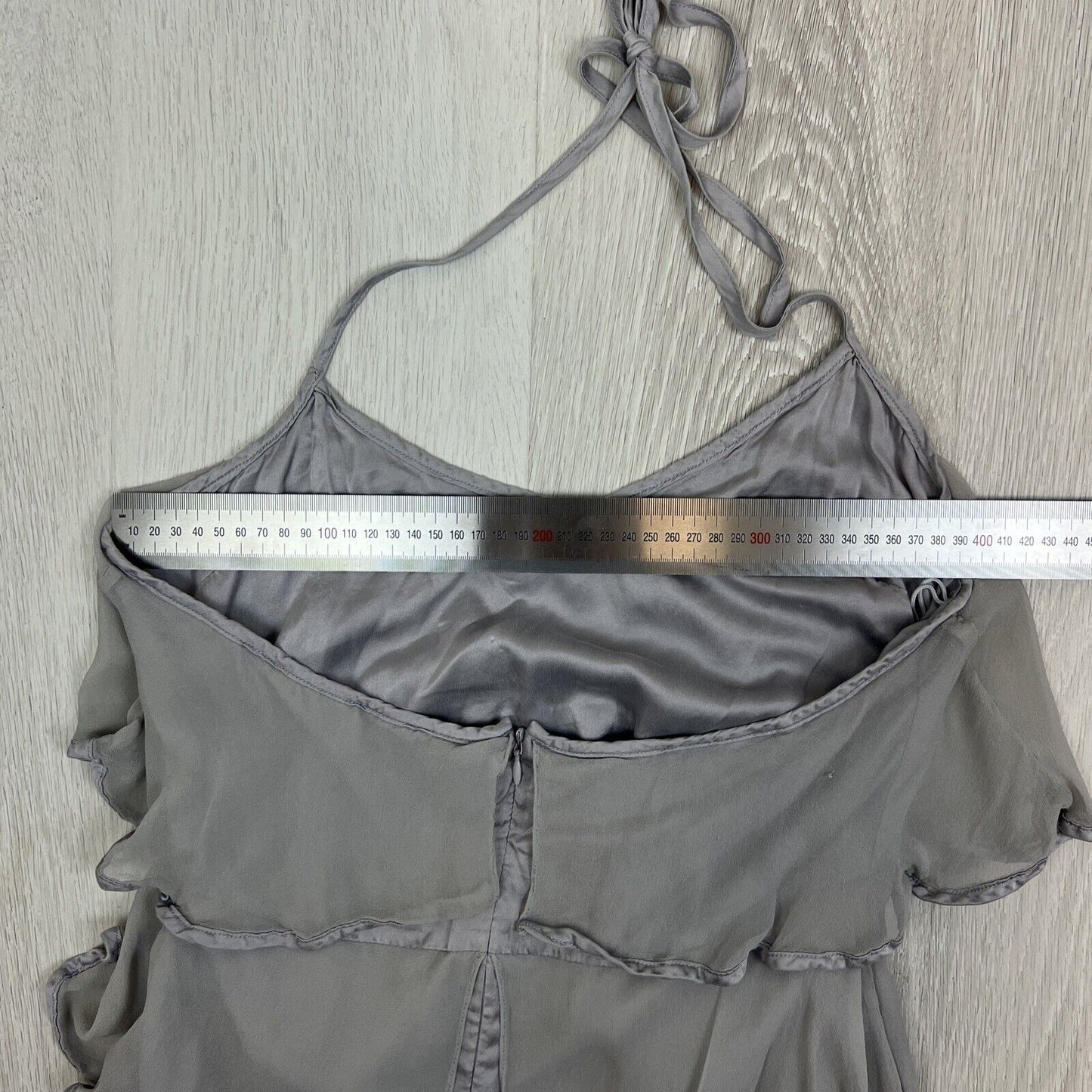 Wayne Cooper Womens Grey Silk Tank Top Size 3