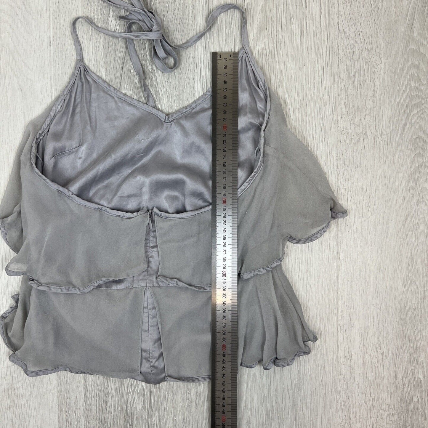 Wayne Cooper Womens Grey Silk Tank Top Size 3