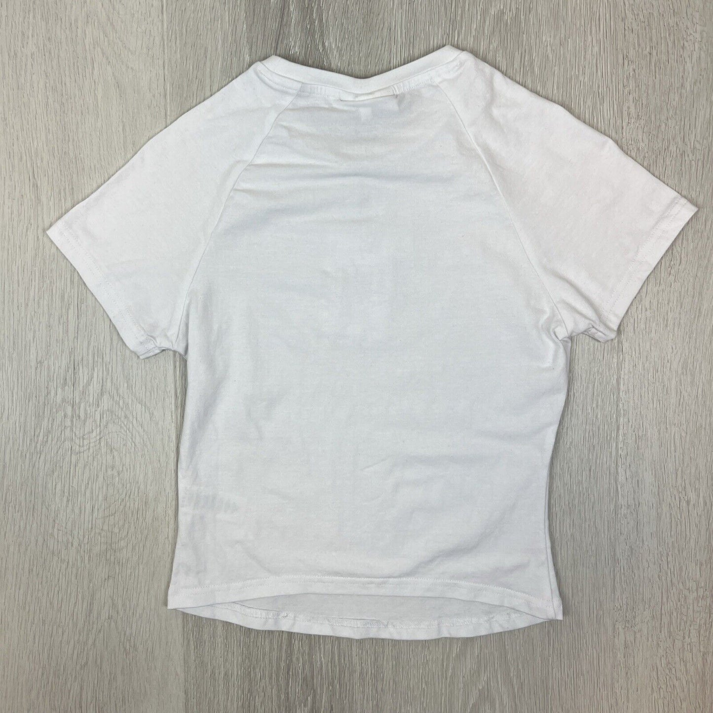 Juicy Couture Shrunken D Tee White Cropped T-Shirt Size Medium (New)