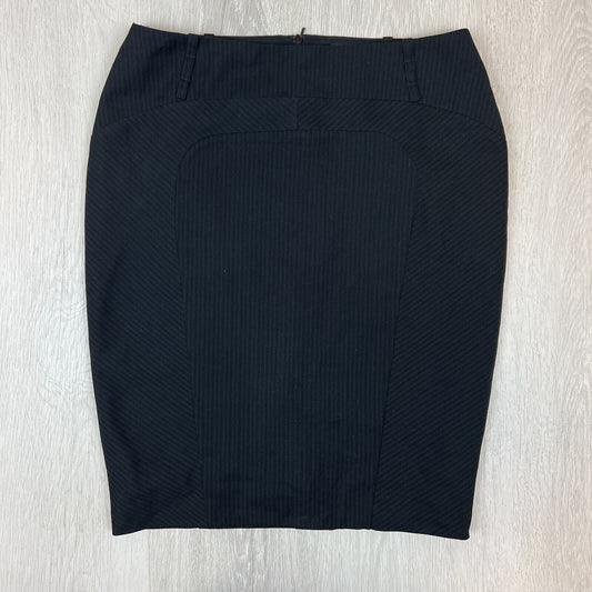 Cue in the City Womens Black Work Pencil Skirt Size 12