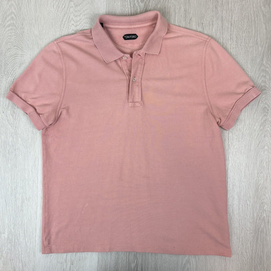 Tom Ford Mens Pink Polo ShirtSize 56 (M/L Approx)