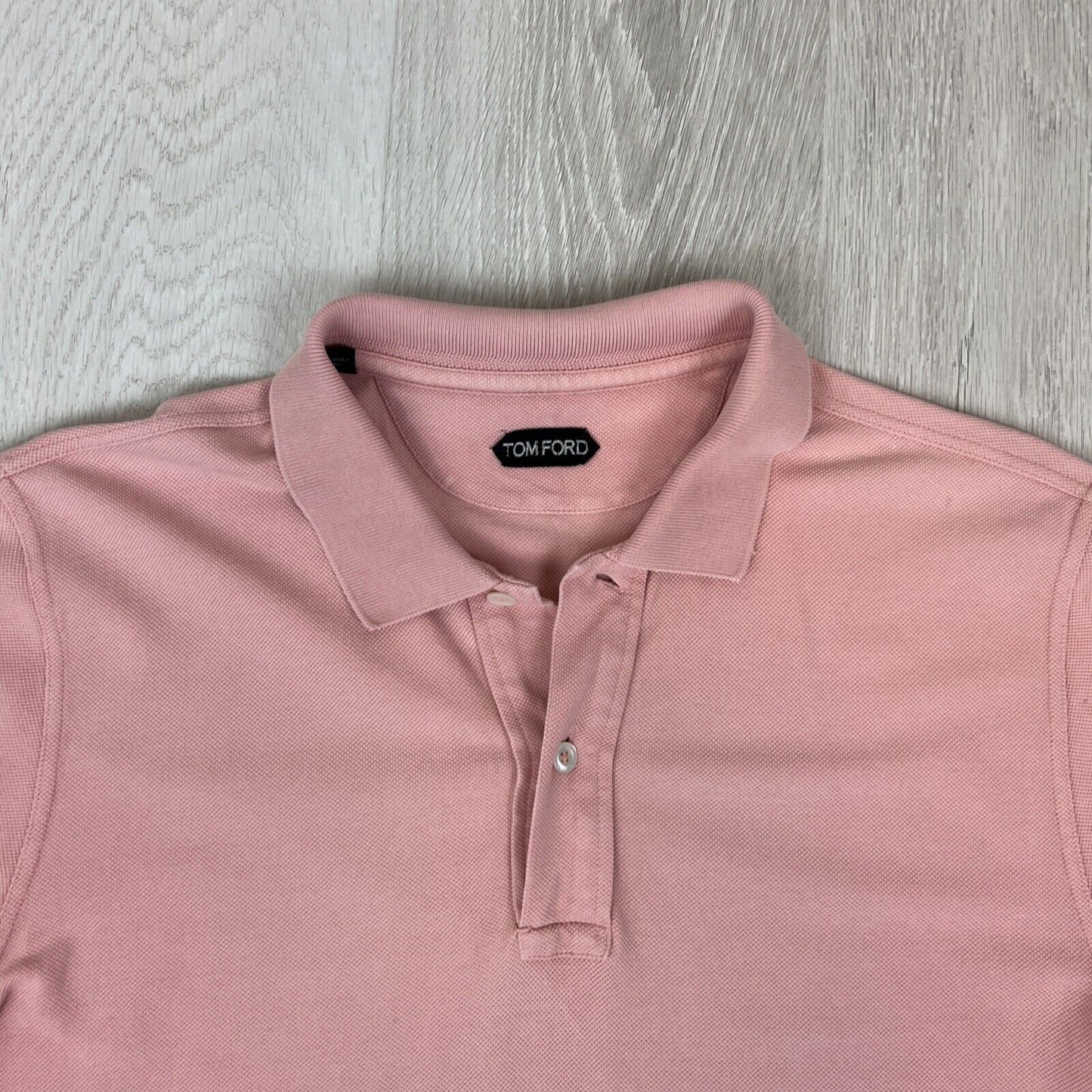 Tom Ford Mens Pink Polo ShirtSize 56 (M/L Approx)