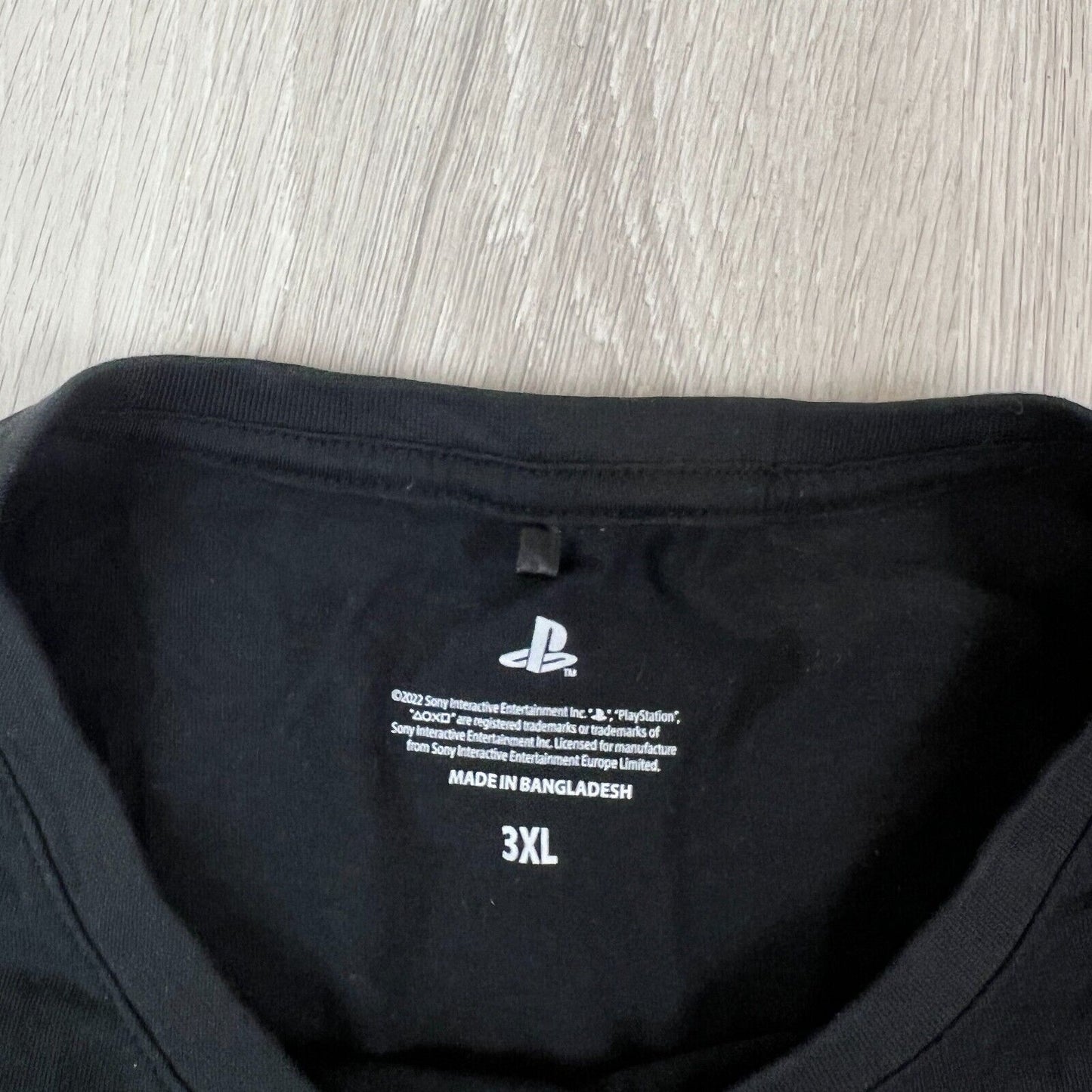 Playstation Mens Black Long Sleeve T-Shirt Size 3XL