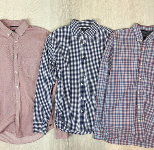 Industrie Mens Long Sleeve Button Up Shirt Size Small (3 Shirts)