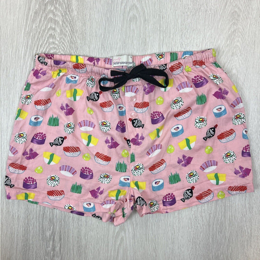 Peter Alexander Womens Sushi Themed Shorts Size Large