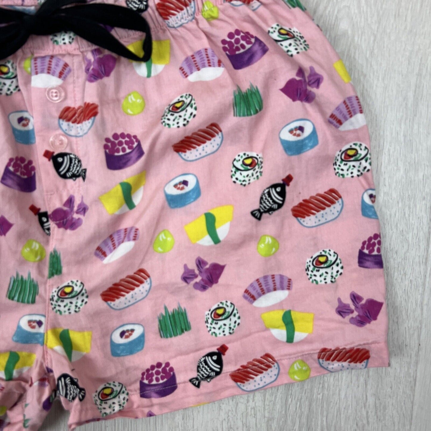 Peter Alexander Womens Sushi Themed Shorts Size Large