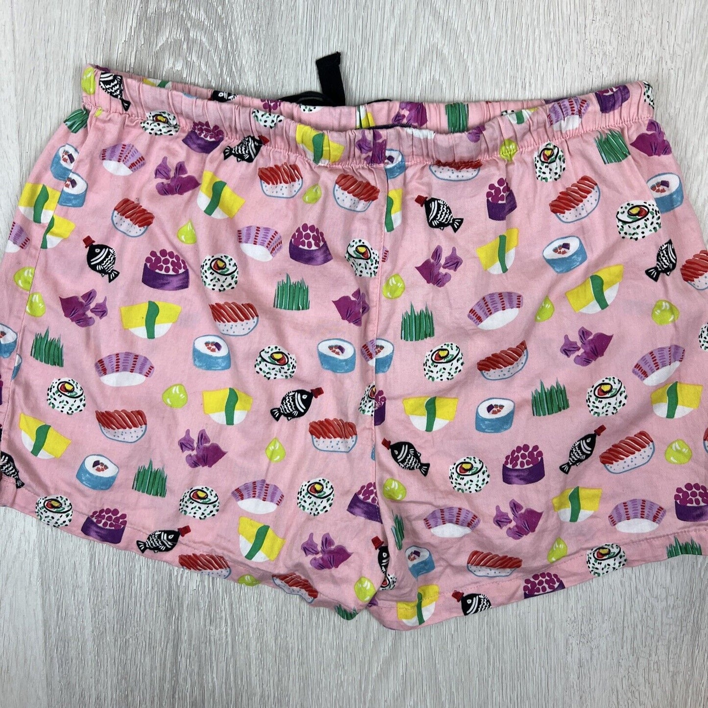 Peter Alexander Womens Sushi Themed Shorts Size Large