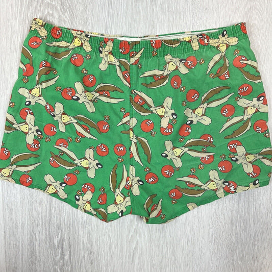 VTG 1993 Looney Tunes Mens Boxer Shorts Sleep Shorts Size L-XL (Elastic Issue)