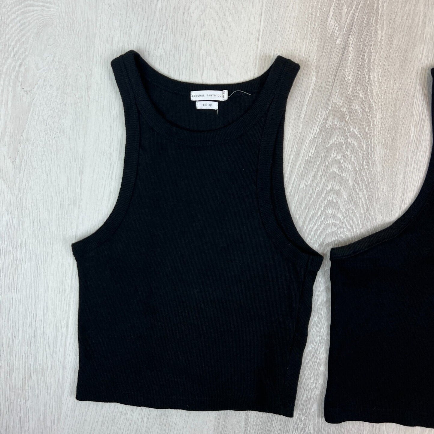 H&M and General pants Womens Black Cropped Tank Tops Size Medium