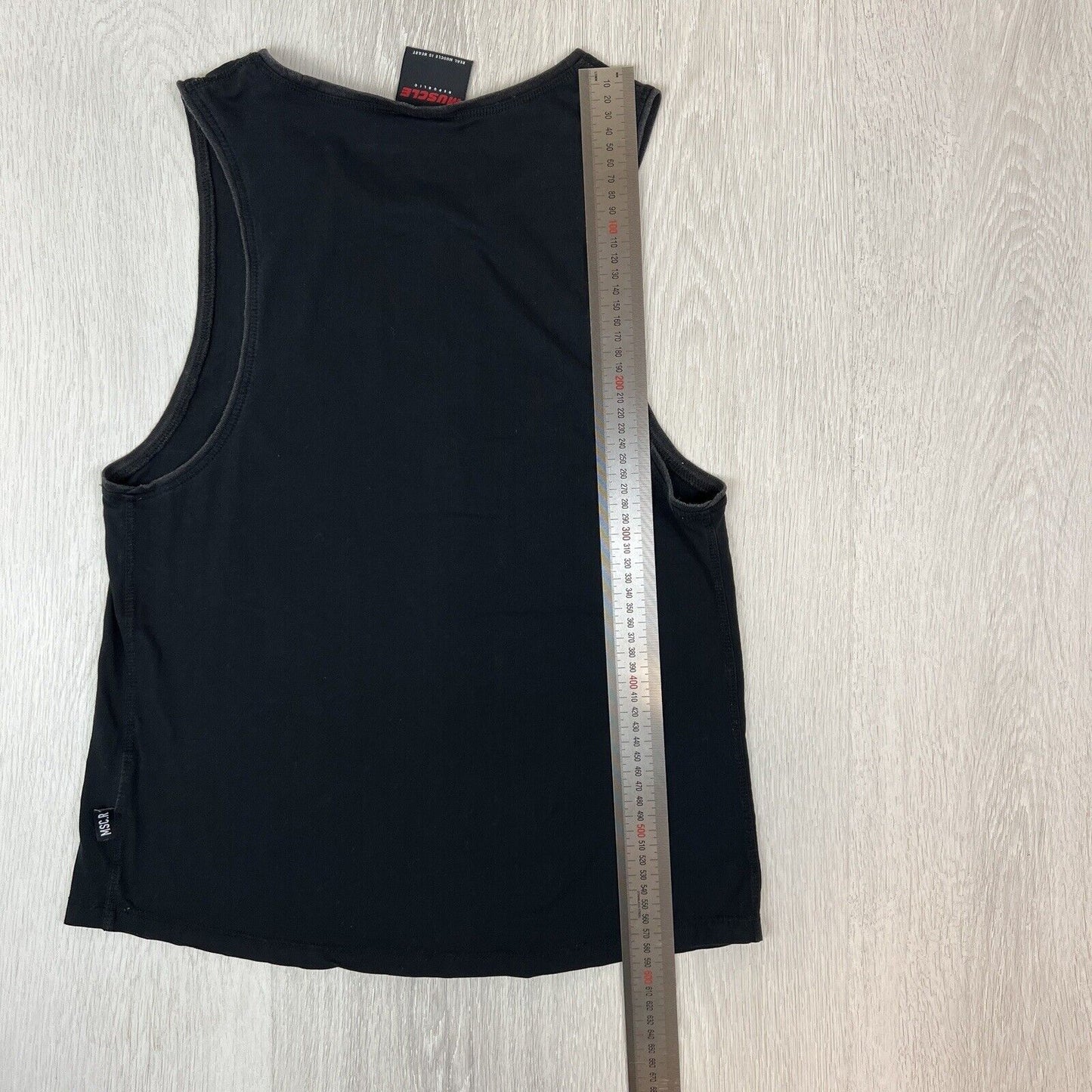 Muscle Republic Womens Black Tank Top Singlet Size Small