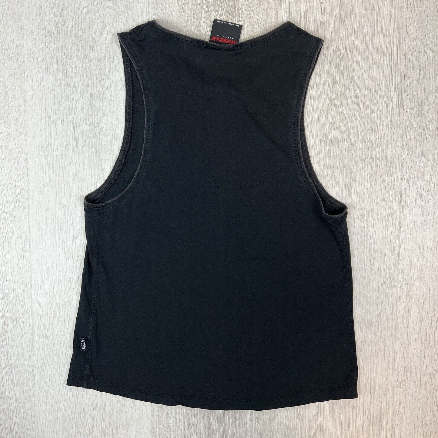 Muscle Republic Womens Black Tank Top Singlet Size Small