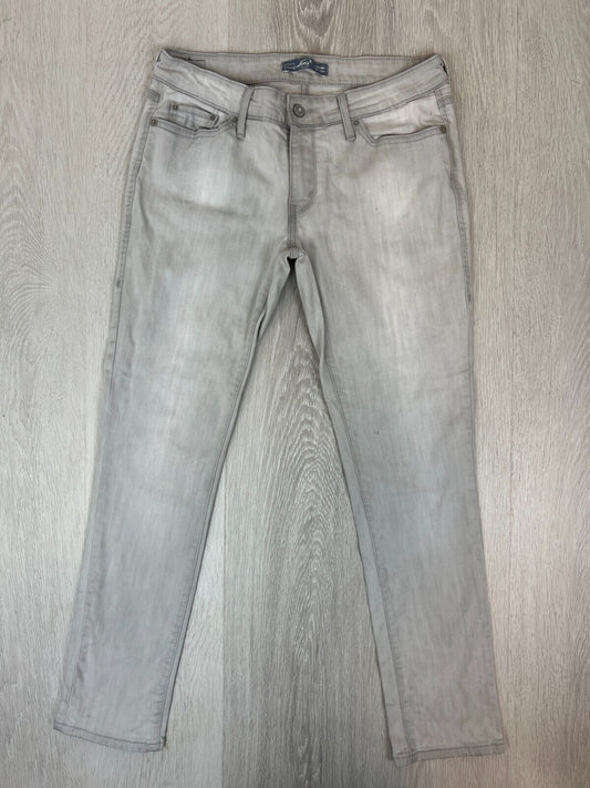 Levis Womens Skinny 511 Grey Denim Jeans Size 10