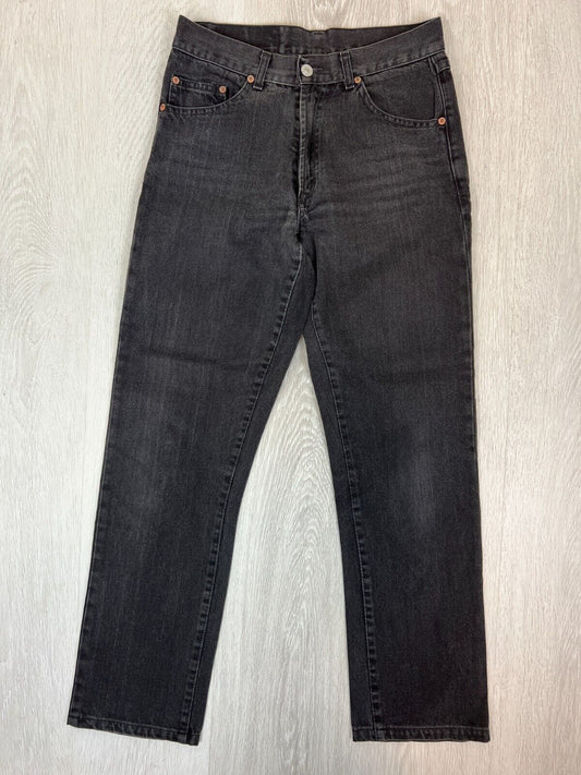 SABA Womens Black Straight Relaxed Jeans Size 27