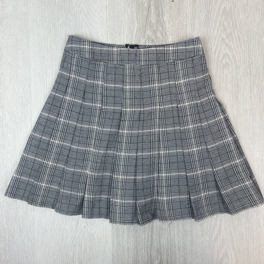 Ally Womens Tartan Pattern Pleated Skort Size 8 AU