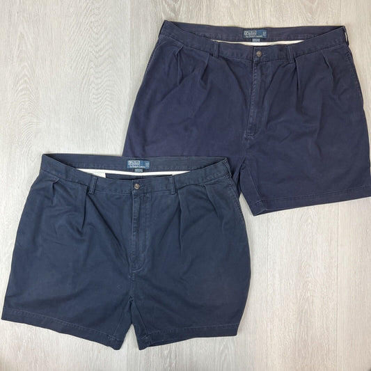 Polo Ralph Lauren Men’s Navy Blue Andrew Shorts Size 42 (2 Pairs)