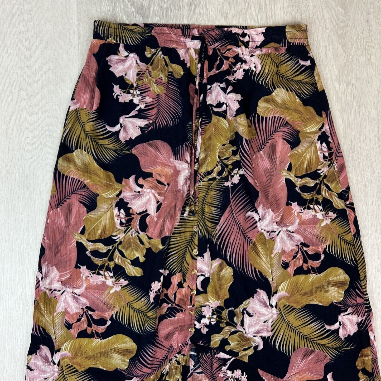 Rockmans Womens Long Viscose Skirt Size 12