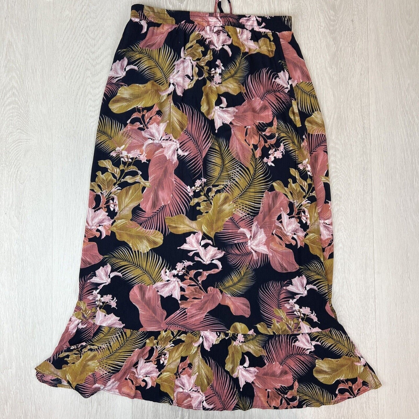 Rockmans Womens Long Viscose Skirt Size 12