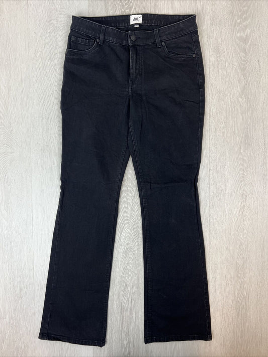 Just Jeans Womens Black Bootcut Denim Jeans Sie 12