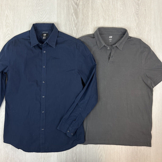 H&M Mens Shirt Bundle Size Medium (2 x Shirts)