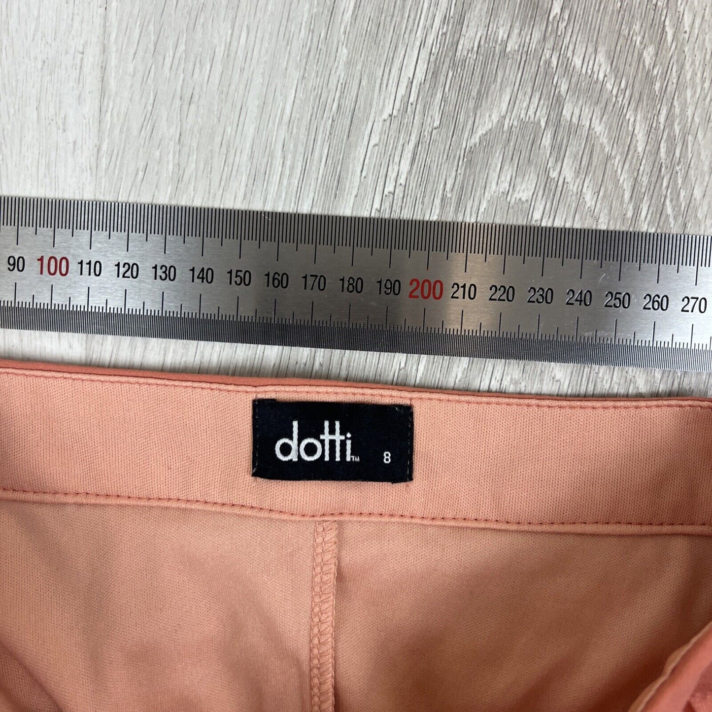 Dotti Womens Salmon Long Pleated Skirt Size 8