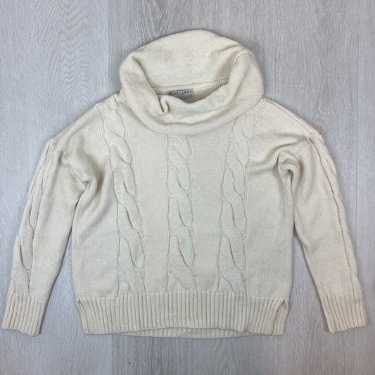 Aklanda Womens Cream Pullover Knitted Merino Wool Jumper Size Medium AUS Made