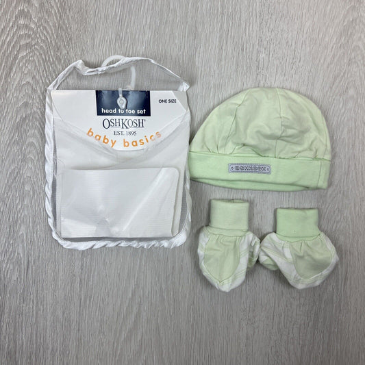 Oshkosh Bgosh New Born Babies Beanie & Socks Set - One Size (New)