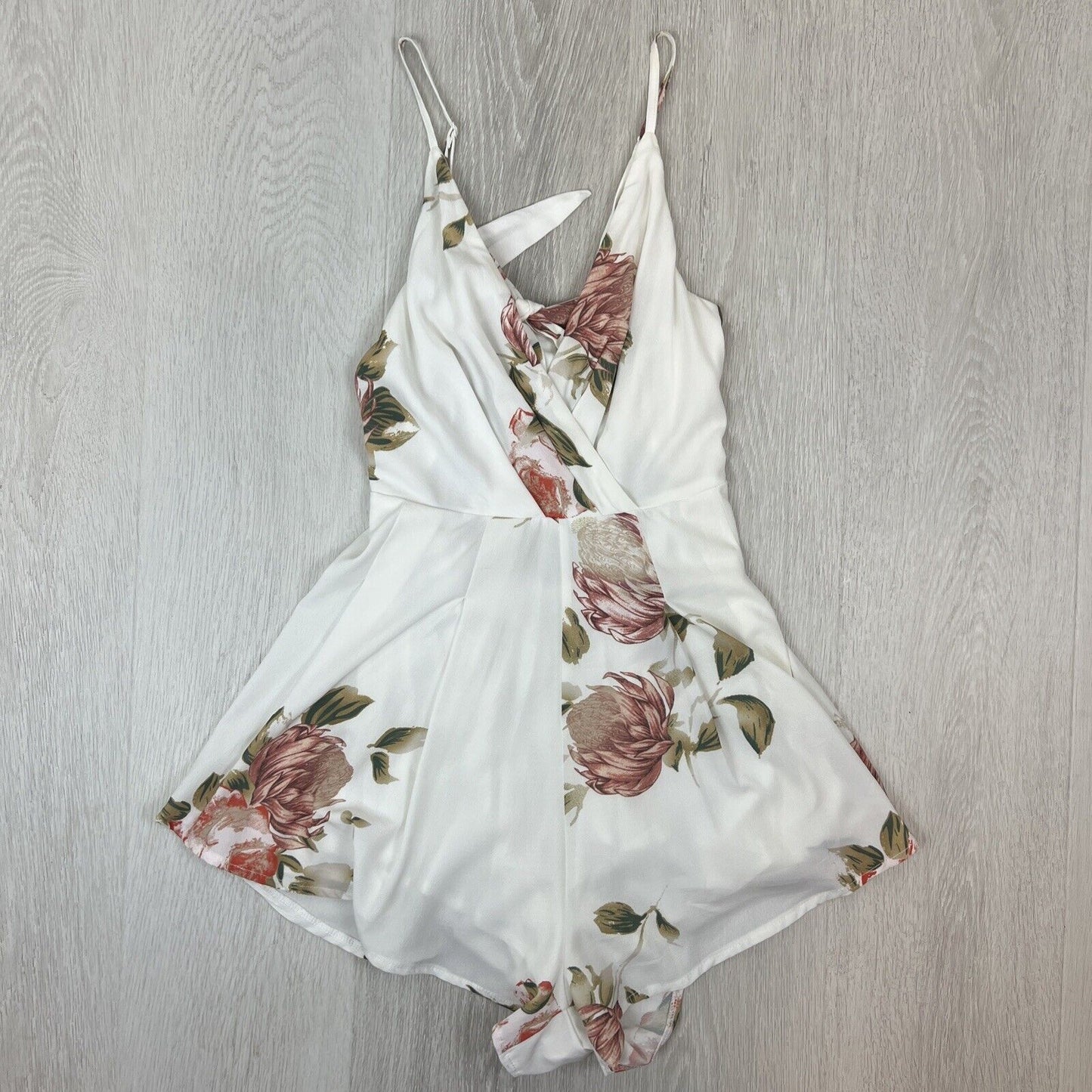 Showpo Womens Open Back Playsuit Size 12 UK