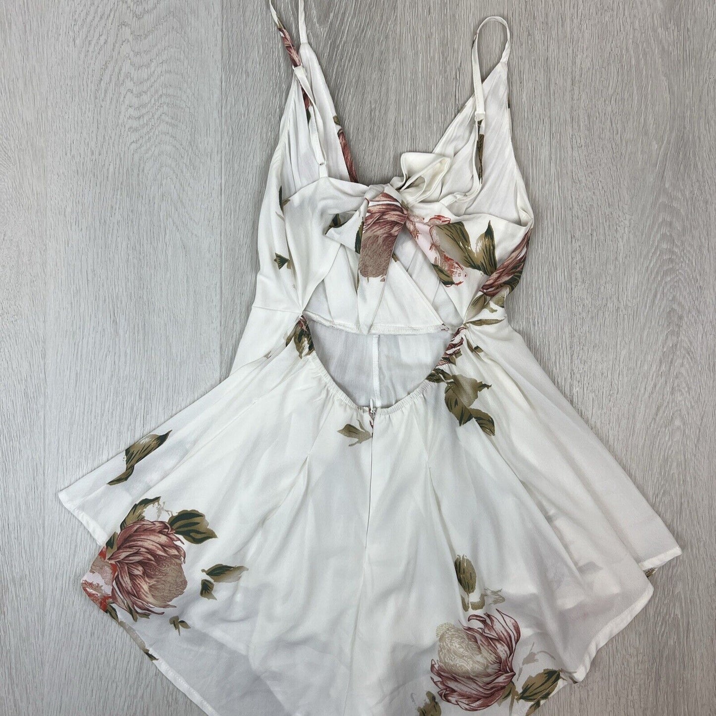 Showpo Womens Open Back Playsuit Size 12 UK