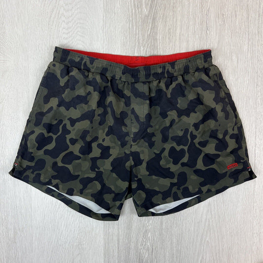 Hugo Boss Mens Camouflage  Swim Shorts Beach Shorts Size XL