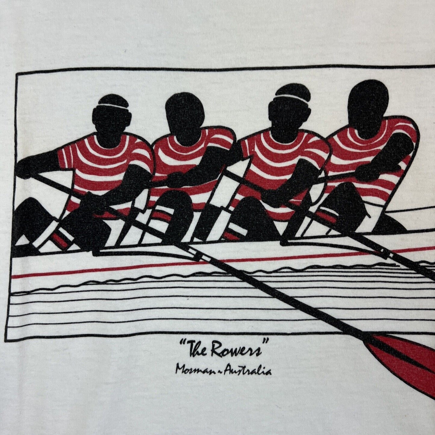 Mens The Rowers Mosman Australia Mens Vintage T-Shirt Size S/M