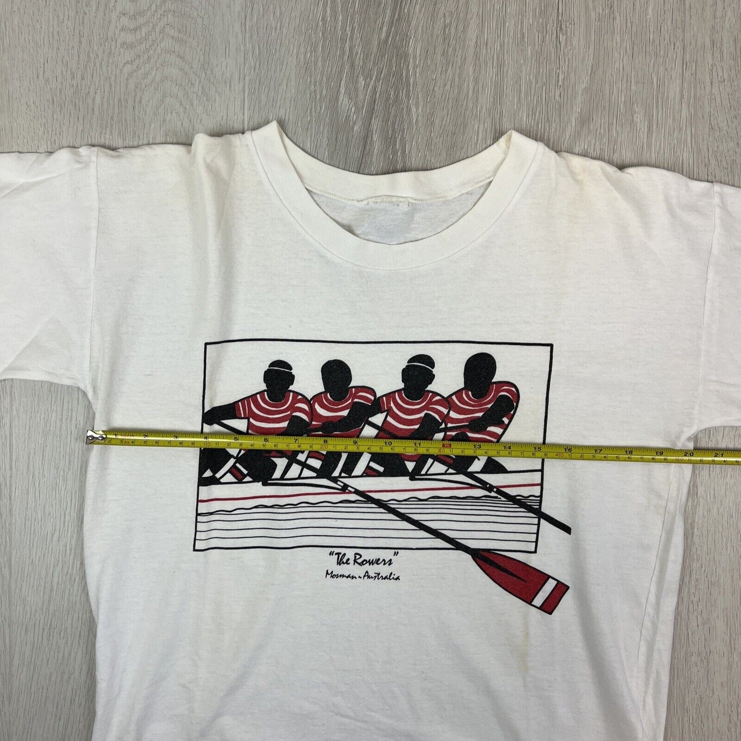 Mens The Rowers Mosman Australia Mens Vintage T-Shirt Size S/M