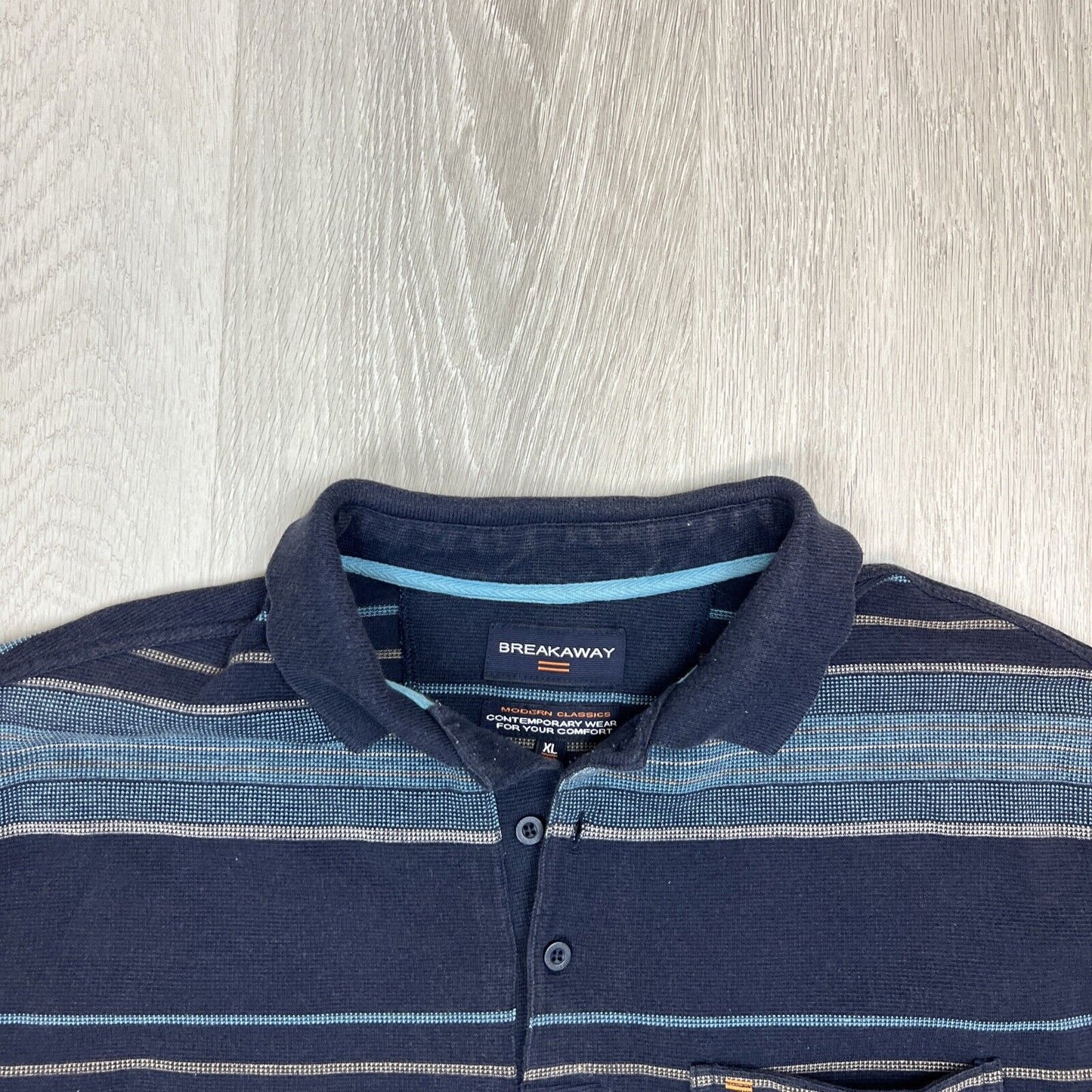 Breakaway Classics Mens Navy Blue Polo Shirt Size XL