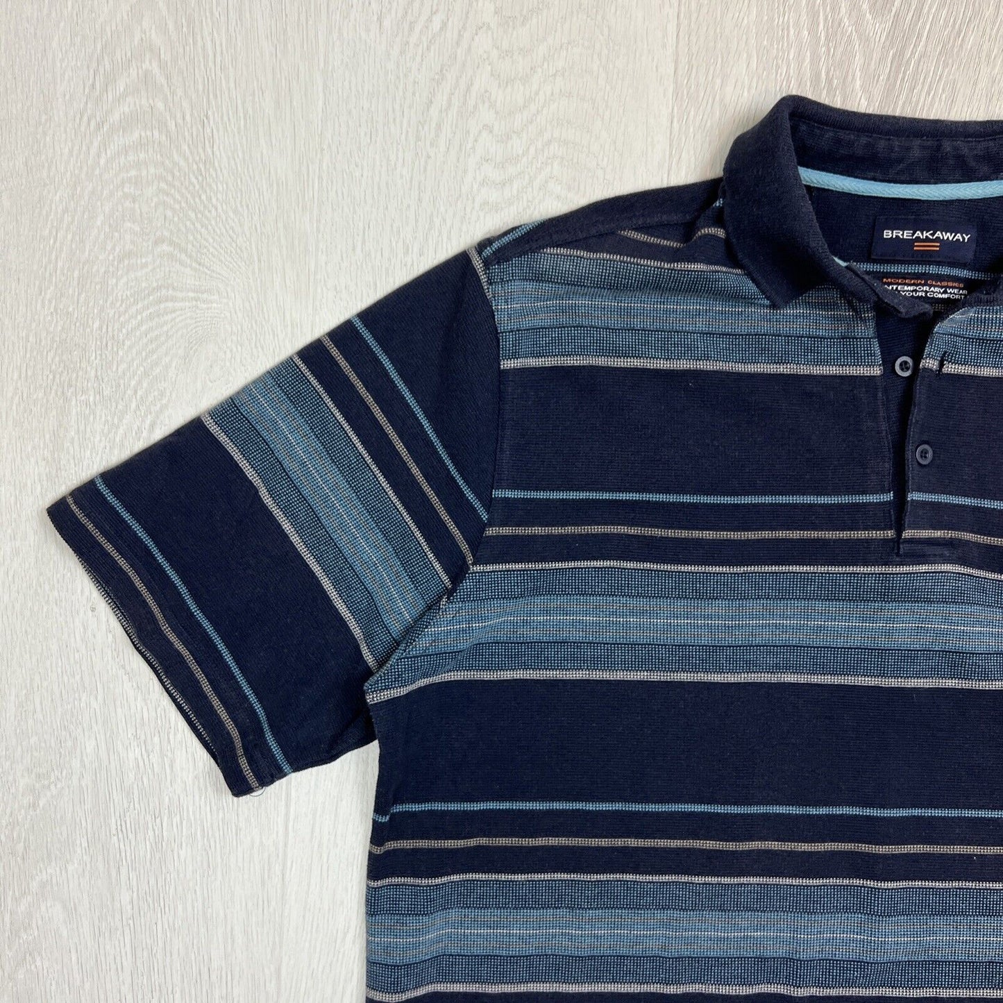 Breakaway Classics Mens Navy Blue Polo Shirt Size XL