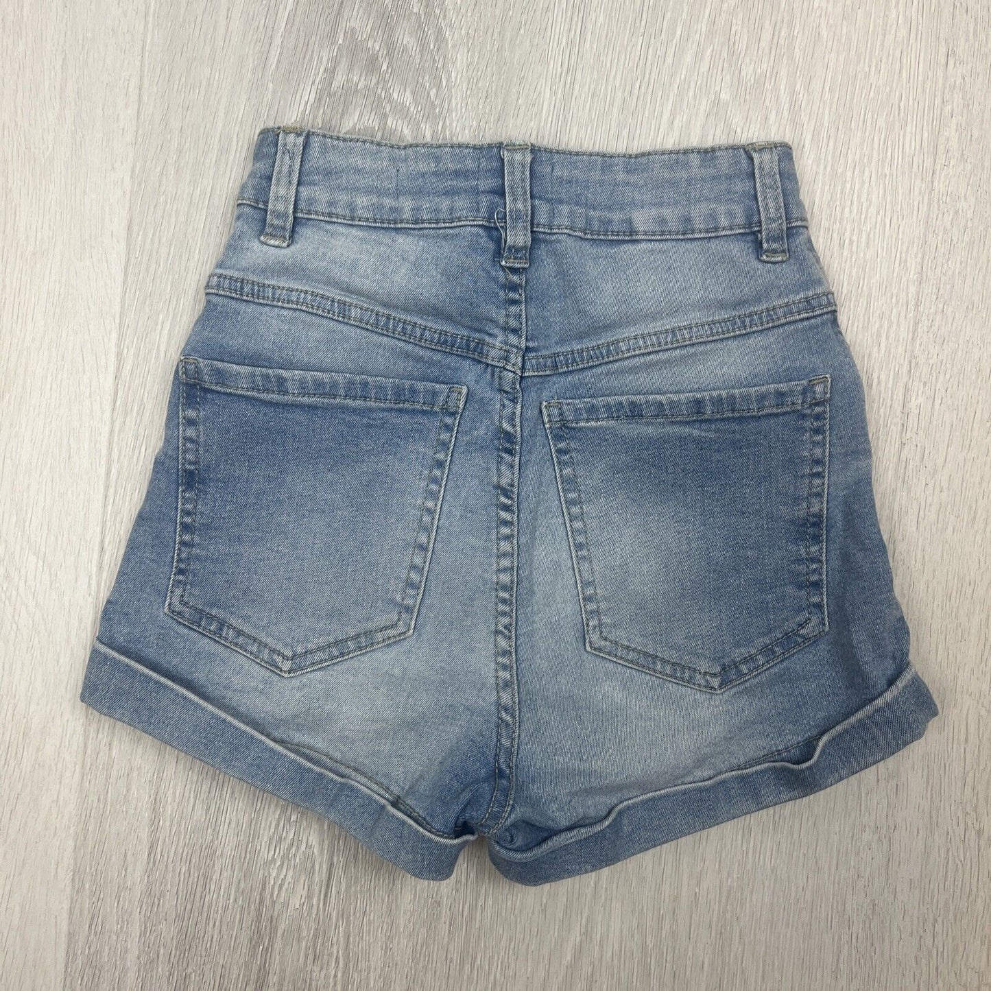 Cotton On Womens Light Wash Denim Shorts Size 6 AU