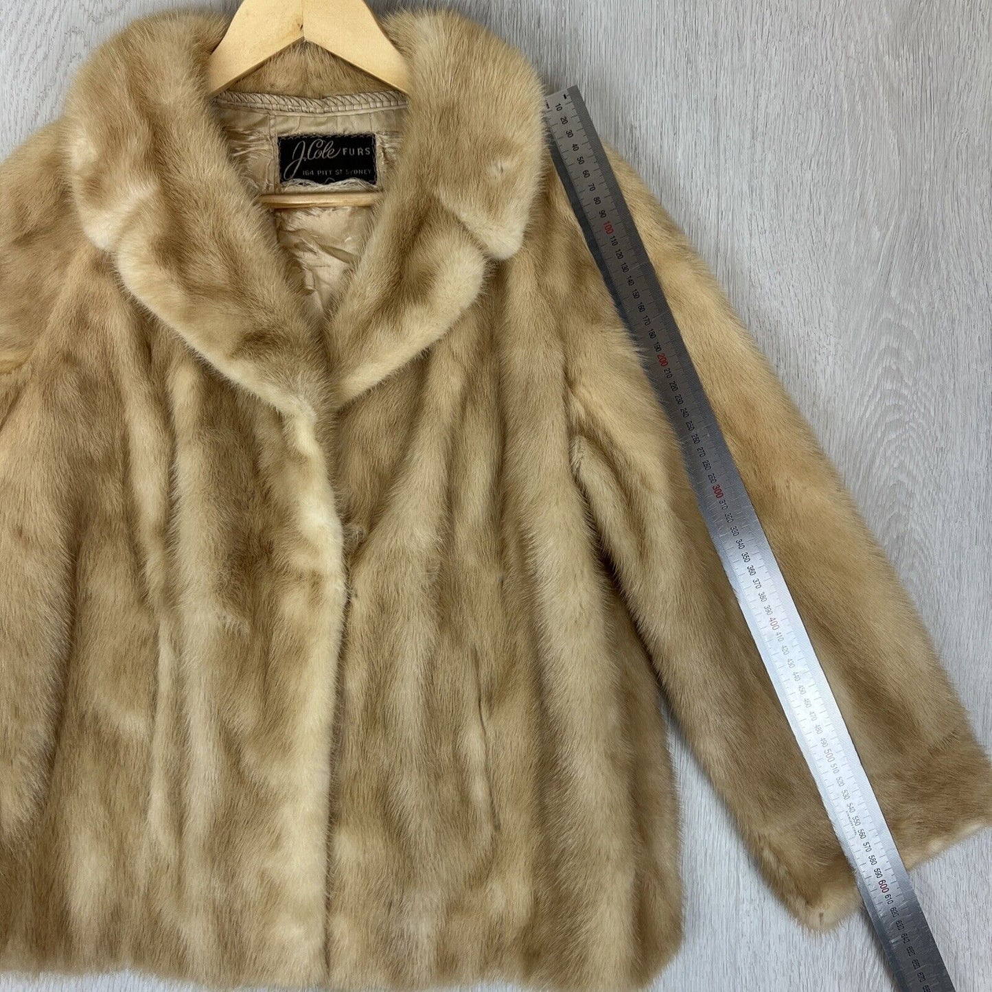 Amazing Womens Vintage Blonde Fur Coat by J.Cole Furs Sydney