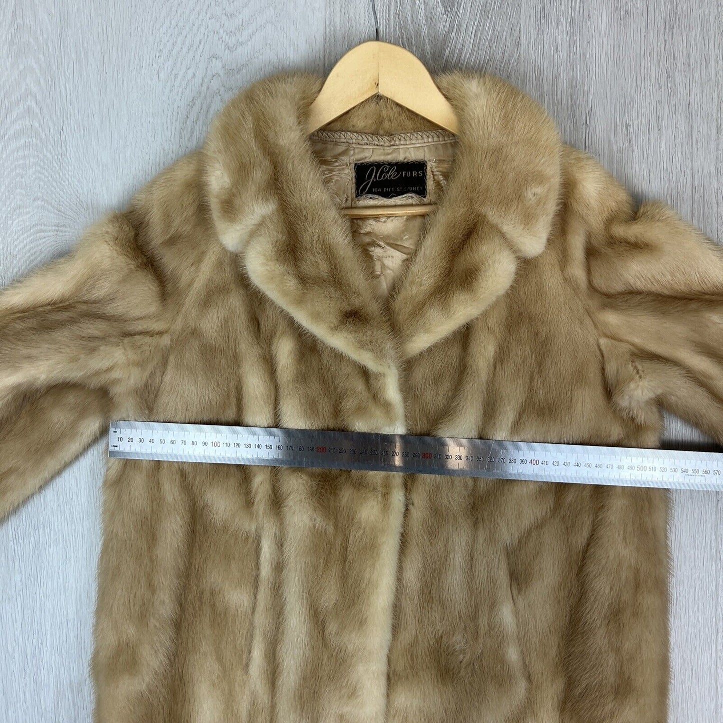 Amazing Womens Vintage Blonde Fur Coat by J.Cole Furs Sydney