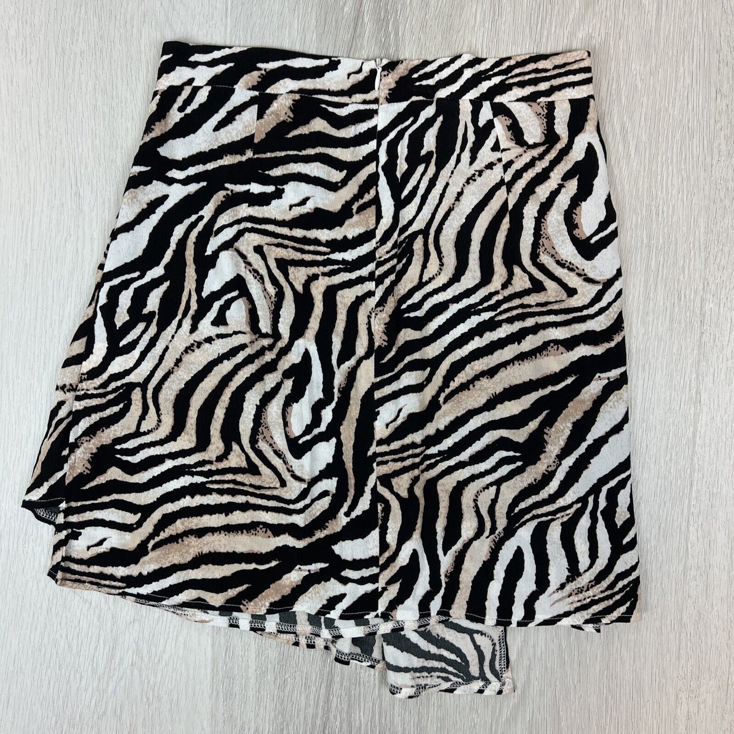 Dissh Womens Zebra Print Mini Skirt Size 8