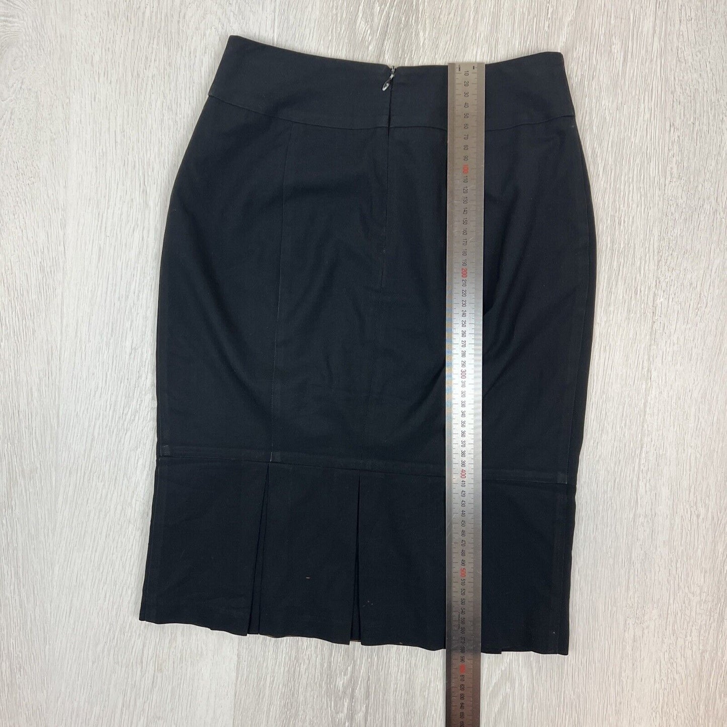 Cue Womens Black Straight Pencil Skirt Size 6