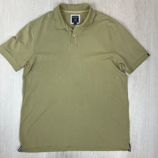 Gazman Mens Green Short Sleeve Polo Shirt Size XL