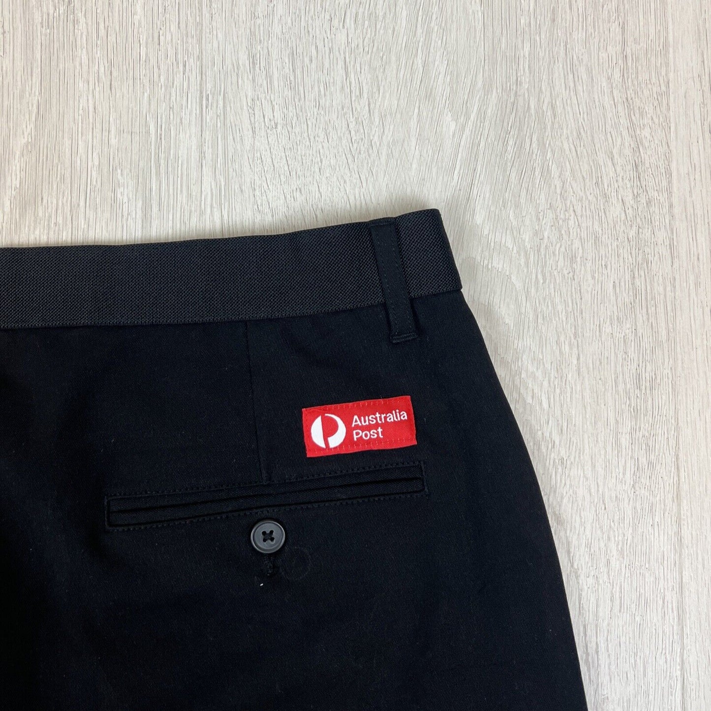 Australia Post Mens Black Shorts Mens Work Uniform Size 97R