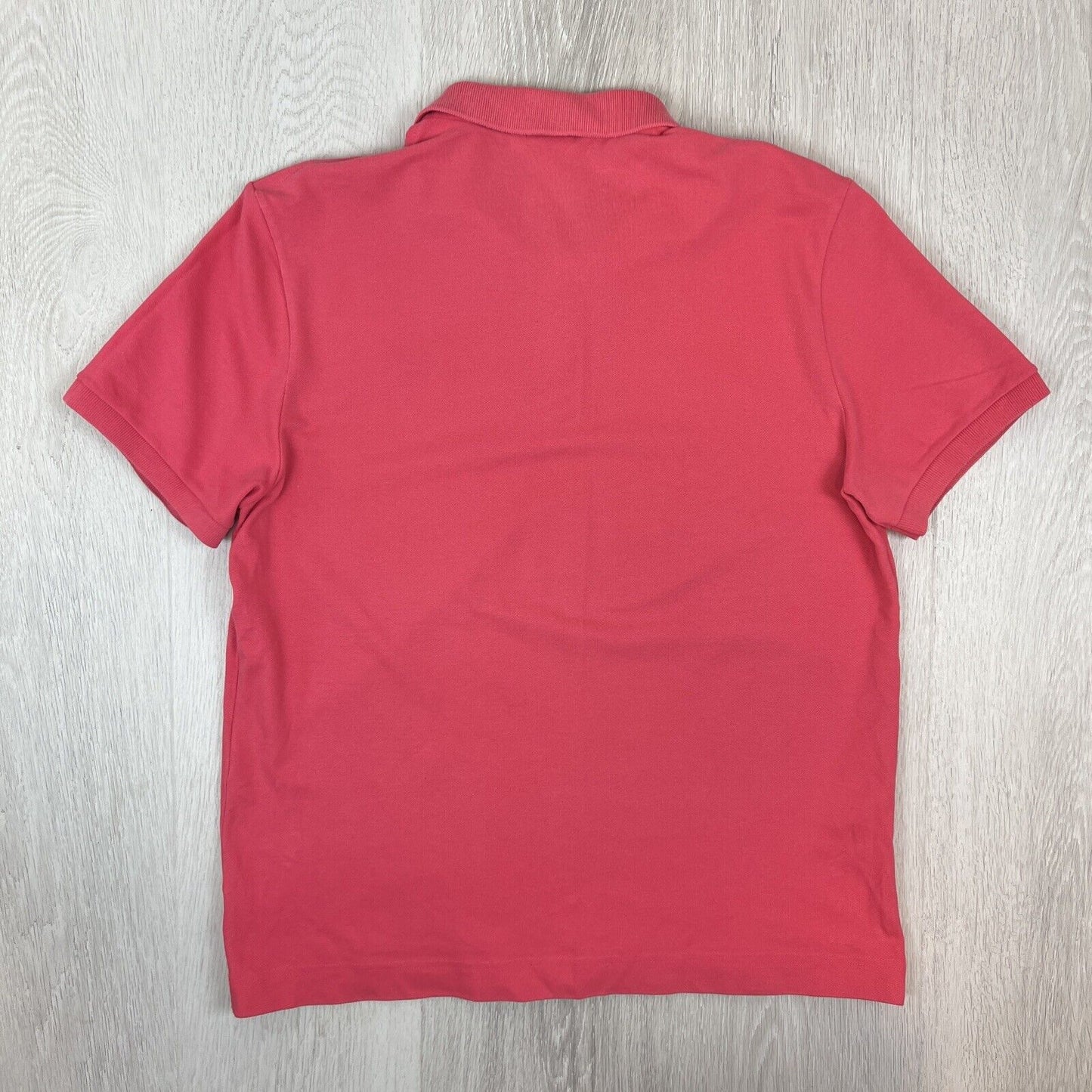 Lacoste Live Mens Pink Polo Shirt Size 6 (Measures like an M/L approx)