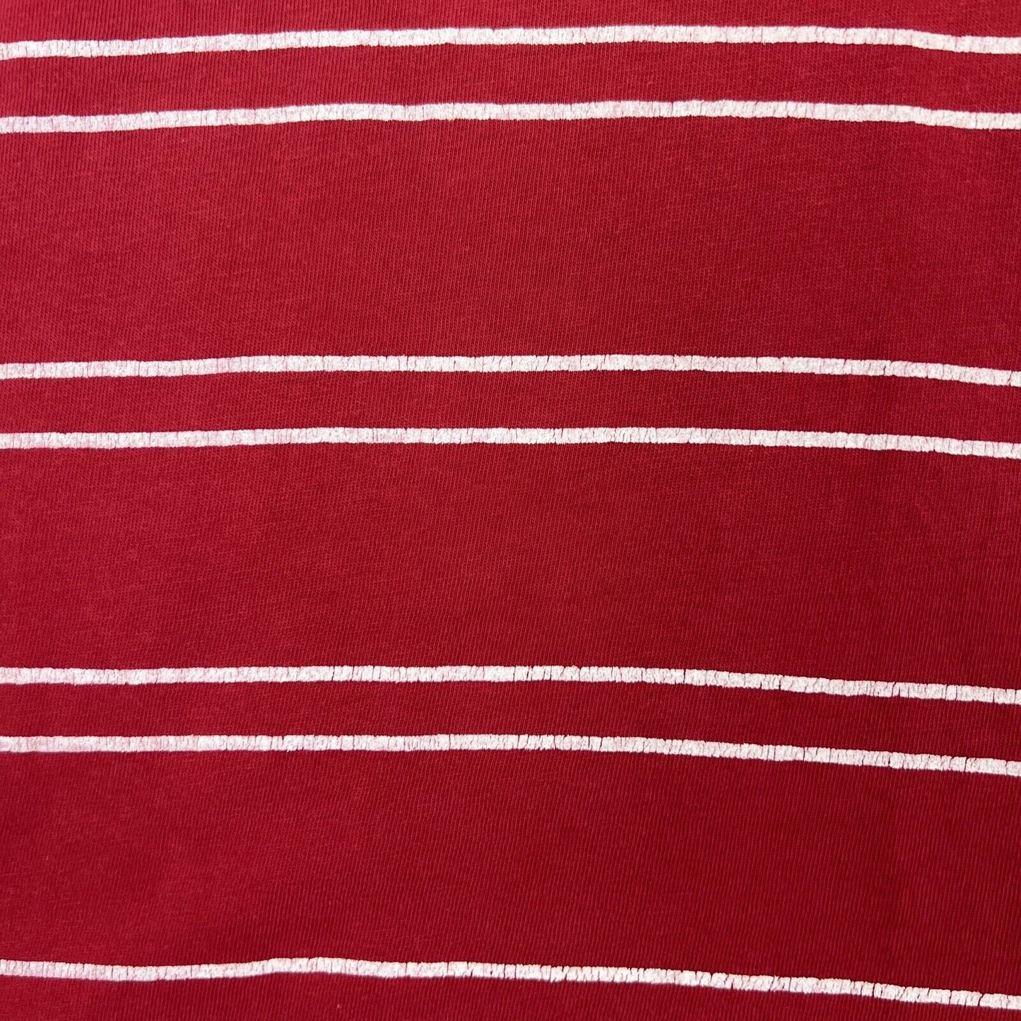 Henleys Mens Striped Red T-Shirt Size Small