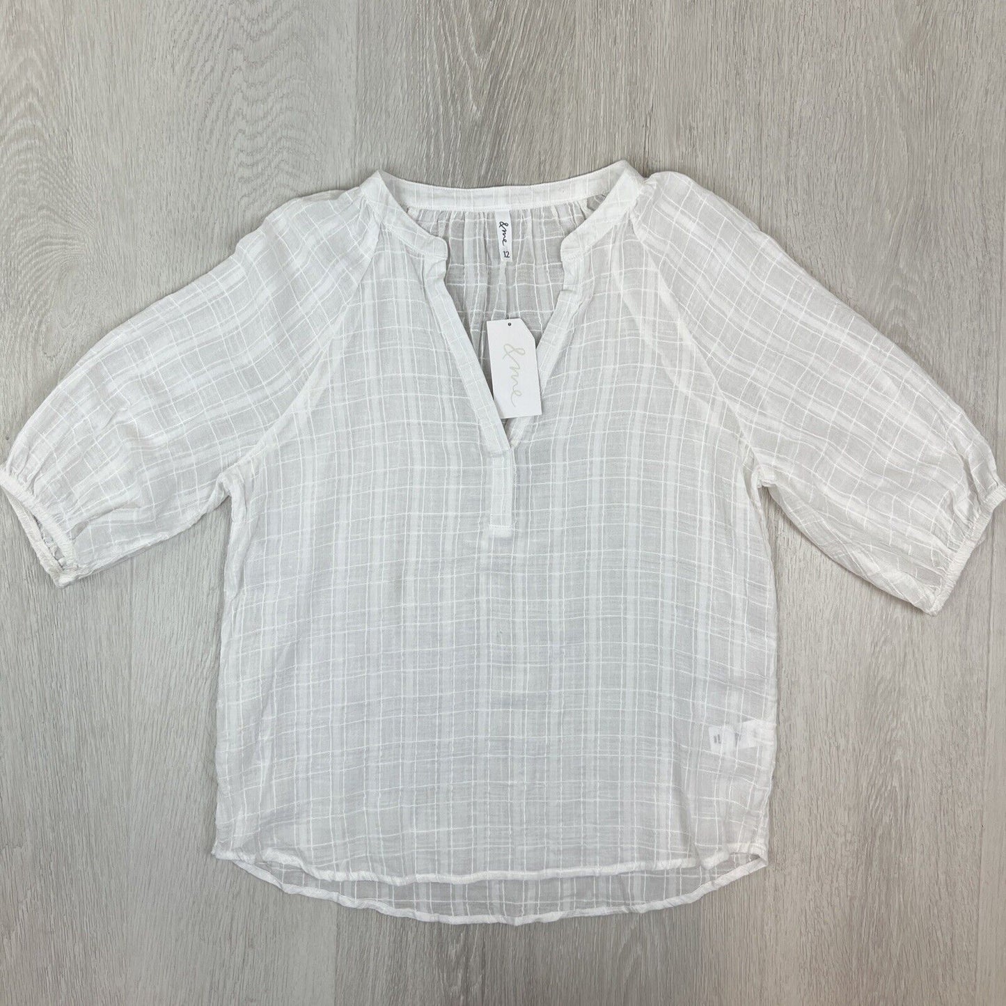 &Me Womens White Blouse Top Size 12 (new)