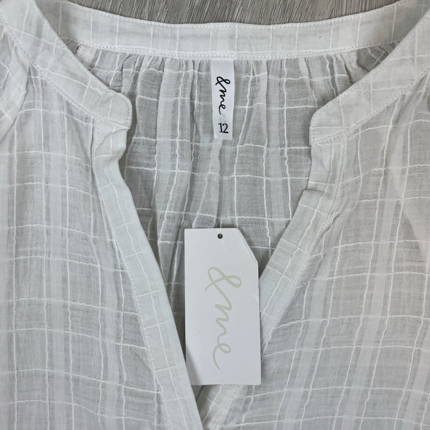 &Me Womens White Blouse Top Size 12 (new)