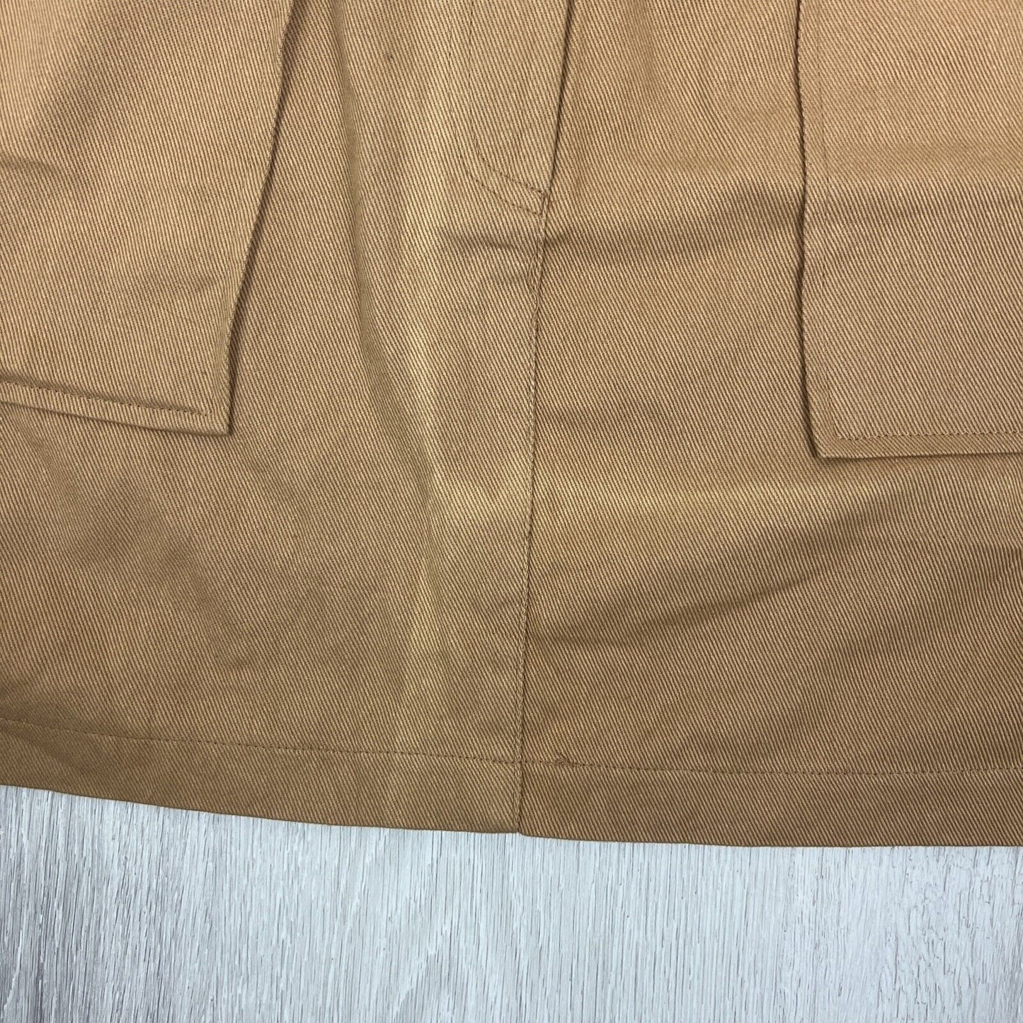 Sassy Hills Fashion Womens Brown Straight Mini Skirt Size 14 (New with fade)