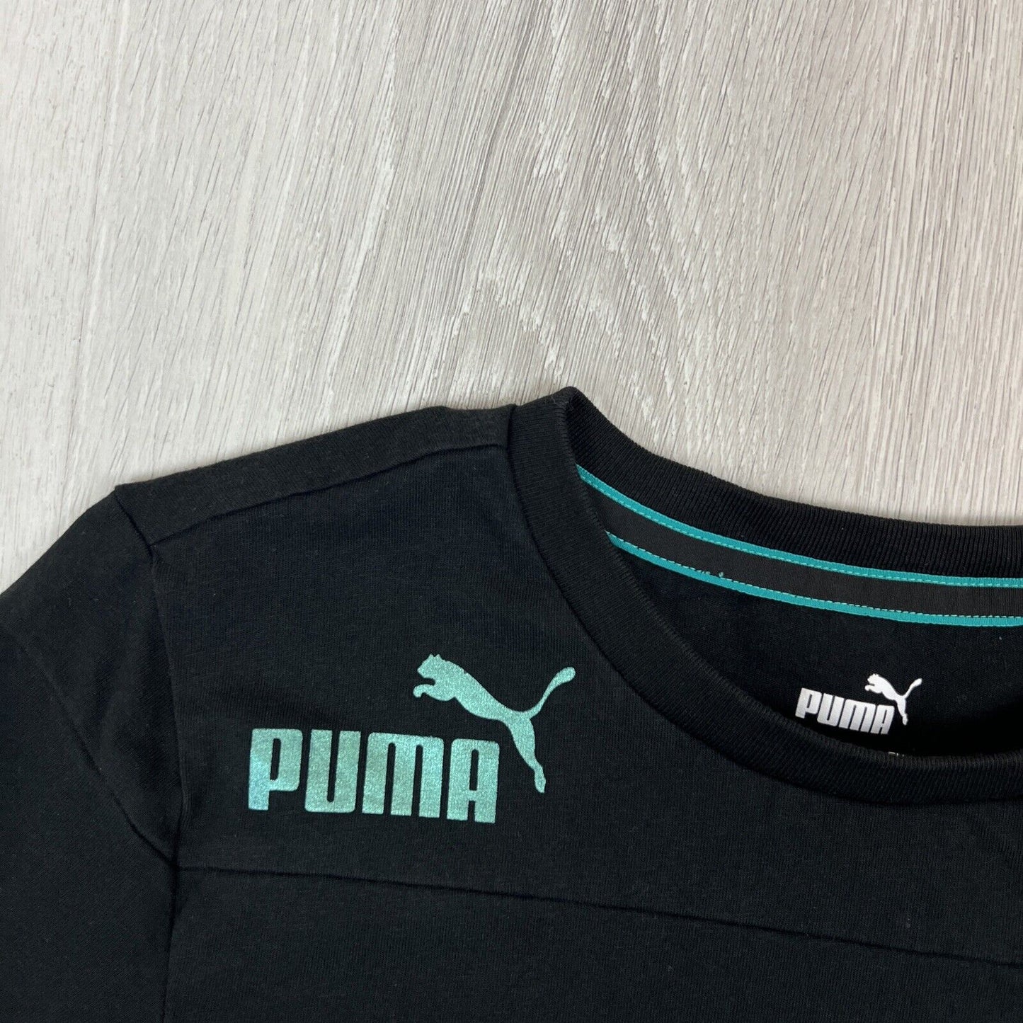 Puma x Mercedes AMG Petronas Formula One F1 Team Mens Black T-Shirt Size XS