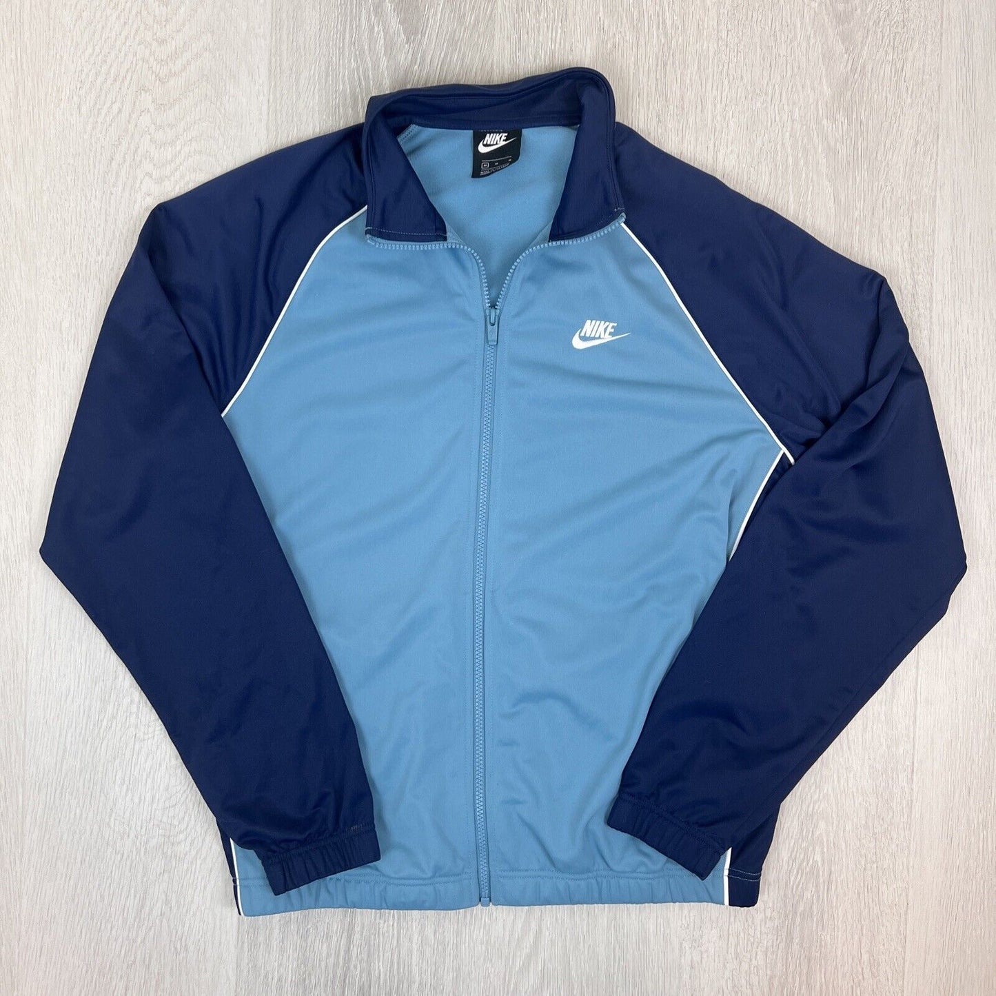 Nike Mens Blue Tracksuit Set Size Medium