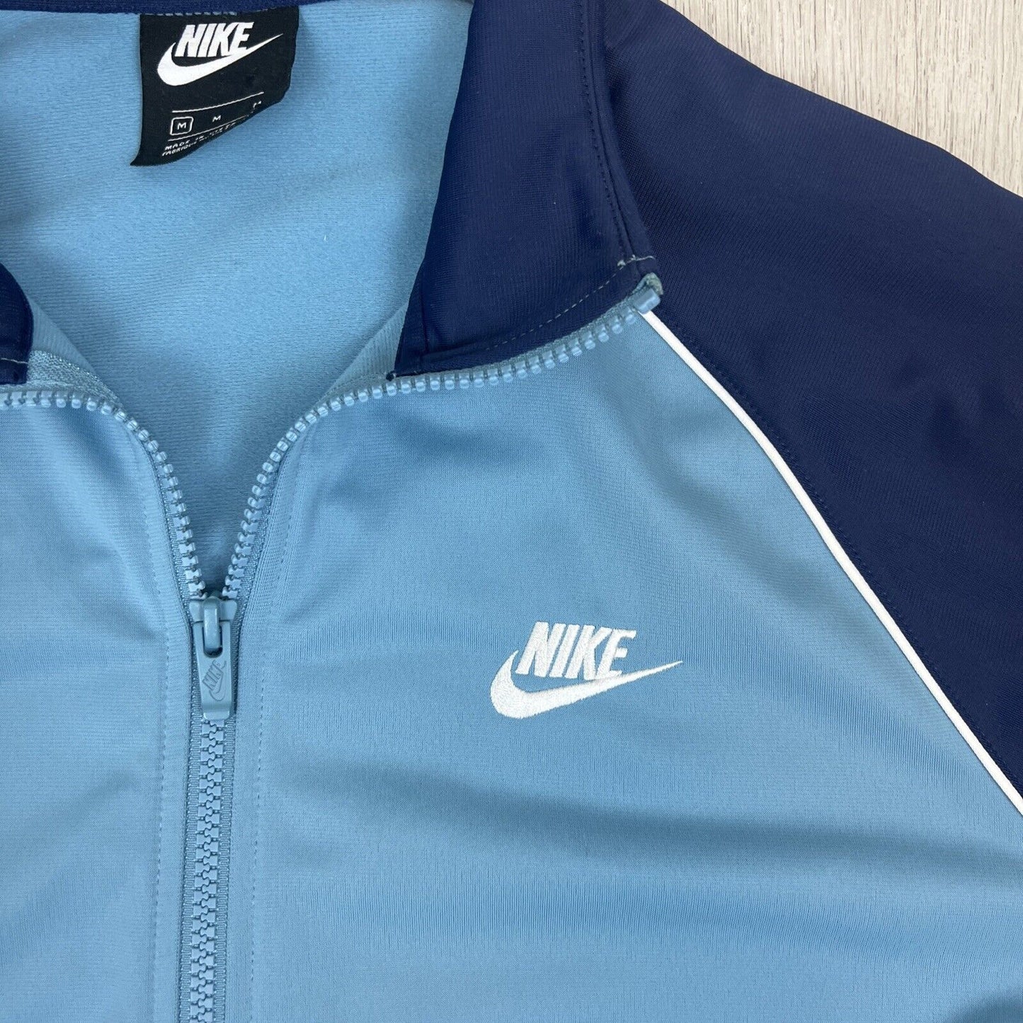 Nike Mens Blue Tracksuit Set Size Medium