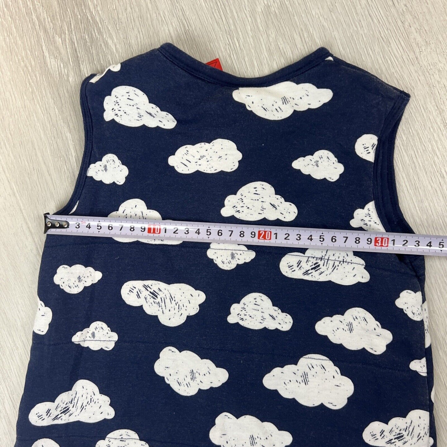 Bonds Babies Blue Cloud Pattern Sleep Suit Size 12-18Months